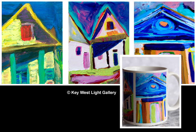 Mug - Rainbow House