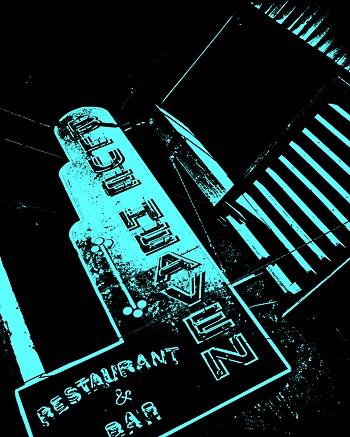 Print - Blue Heaven, Neon