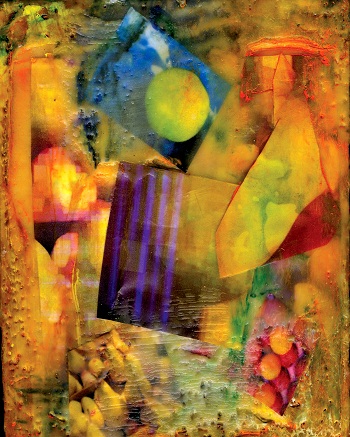 Print - FRUIT Encaustic