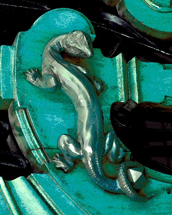 Print - Green Gecko