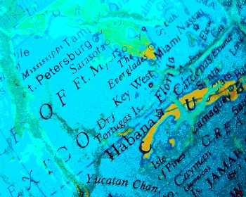 Print - Key West Globe