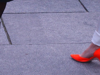 Print - Orange Shoe, Paris