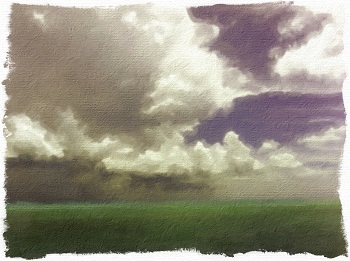 Print - Purple Sky and Sea