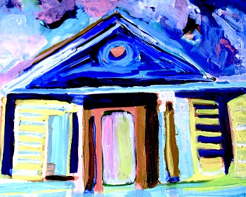Print - Rainbow House