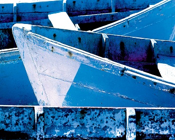 Print - Blue Boats