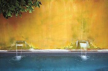Print - Yellow Pool Wall